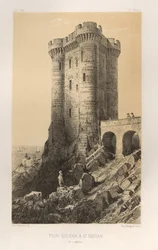 Pittoreske Architectuur of Monumenten van de 15e en 16e Eeuw: Kastelen van Frankrijk uit de 15e en 16e Eeuw: Pl.13, Solidor Toren in St. Servan (Ille-et-Vilaine)