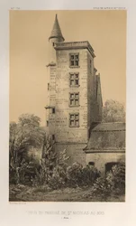 Toren van de priorij van St. Nicolas-Au-Bois (Aisne)