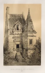 ...Pl. 86, Oud Kasteel van Gisy-Les-Nobles Yonne, 1860