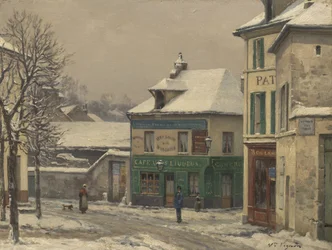 Sneeuweffect in de buitenwijken, c.1875-85