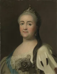 Portret van keizerin Catharina II 1729-1796