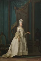De koningin-weduwe Juliane Marie