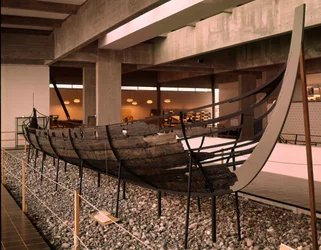 Vikingschip gevonden in de Roskilde fjord, Denemarken, ca. 1030