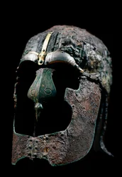 Pre-Viking kunst: helm van een krijger