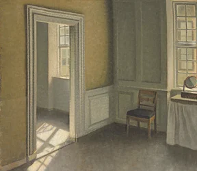 Slaapkamer, Strandgade 30, 1906