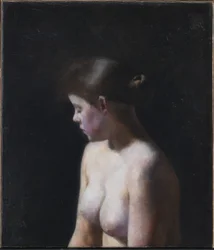 Naakt vrouwelijk model