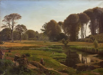 Een Zomerdag. Motief van Horneland bij Fåborg