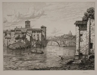 Partij bij Ponte Rotto in Rome