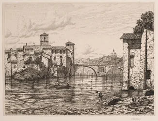 Partij bij Ponte Rotto in Rome