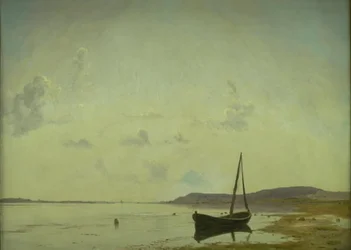De kust bij Frederiksund. Schets