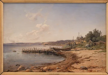 Een Strand bij de Geluid