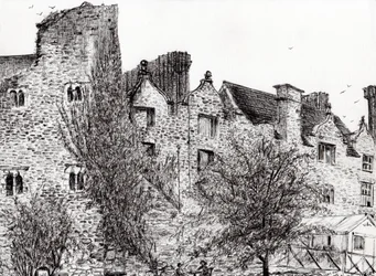 Kasteelruïne Hay on Wye, 2007