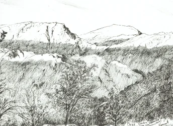Dove Crag bij zonsopgang, 2003