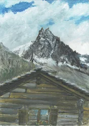 Hut in Zinal Zwitserland, 2011