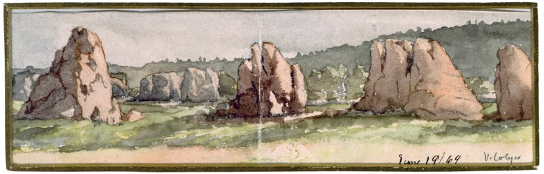 Rotslandschap, Arizona, 19 juni 1869