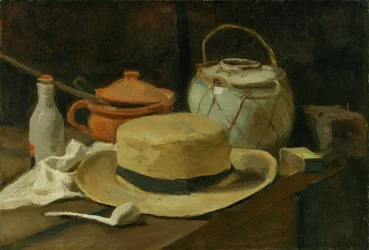Stilleven met Gele Strohoed, 1881 of 1885