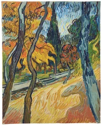 Bomen in de tuin van het asiel