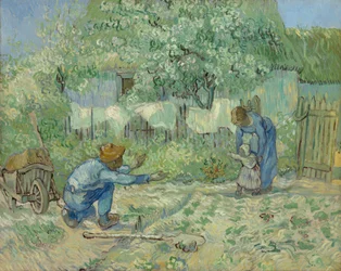 Eerste stappen na Millet, 1890