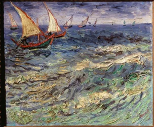 Vissersboten bij Saintes-Maries