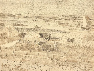 Oogst--De Vlakte van La Crau, 1888