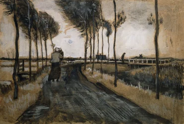 Landschap met vrouw en kind, 1883