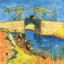 Le Pont de Langlois in Arles, 1888