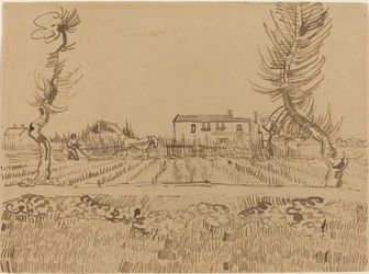 Ploeger in de Velden bij Arles, 1888