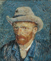 Zelfportret met Vilt Hoed, 1887-88