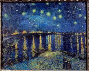 Sterrennacht boven de Rhône