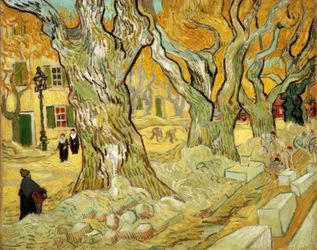 Straatwerkers in Saint-Remy