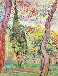 De tuin van het St. Paul