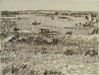 De oogst in de Provence voor Émile Bernard