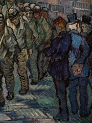 De gevangenis binnenplaats (detail)