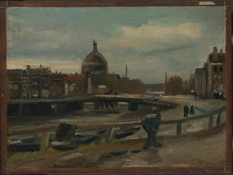 De Singel nabij de Lutherse Kerk in Amsterdam