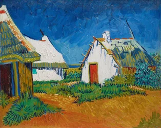 Drie Witte Huisjes in Saintes-Maries