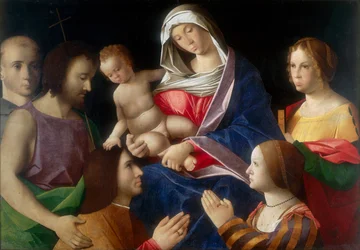 Madonna met Kind en Heiligen
