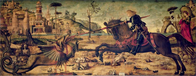 Sint Joris doodt de draak, 1502-07