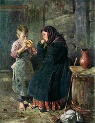 De ontmoeting van moeder en zoon, 1883
