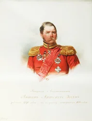Portret van Generaal Anton Antonovich von Essen (1797-1863) (Uit het Album van de Keizerlijke Paardengarde)