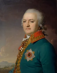 Portret van Alexander Vasilyevich Polikarpov