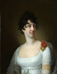 Portret van Sophia Alexeyevna Rayevskaya, 1813