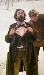 Studie voor het schilderij Bloedige Zondag, 22 januari 1905, 1905