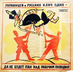 Communistische propagandaposter
