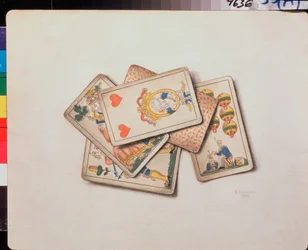 Speelkaarten, stilleven