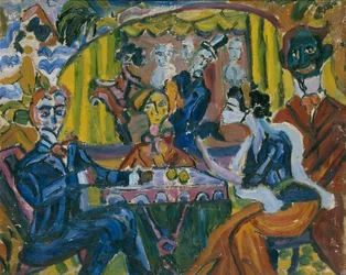 Het Zwerfhond Cabaret in Sint-Petersburg, 1910s