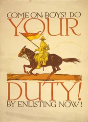 Kom op jongens! Doe je plicht! Door nu in te schrijven! 1917