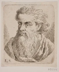 Borstbeeld van een man