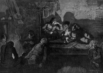 Opium roken in het oosten van Londen