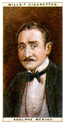 Adolphe Menjou 1890-1963, Amerikaanse acteur, 1928