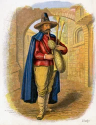 Italiaanse muzikant, 1809